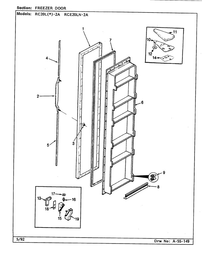 Diagram for RCE20LA-2A (BOM: CS02A)