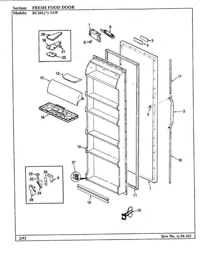 Diagram for RC20LA-3AW (BOM: BS09B)