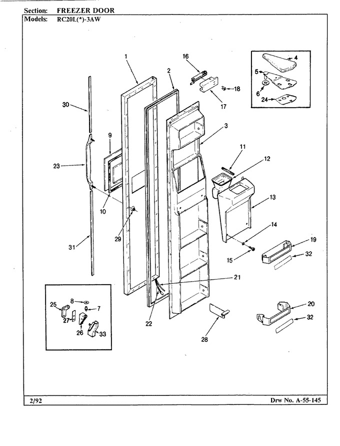 Diagram for RC20LA-3AW (BOM: BS09B)