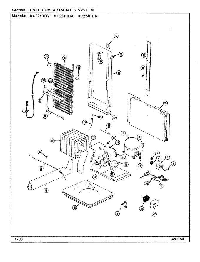 Diagram for RC224RDA (BOM: DS37B)