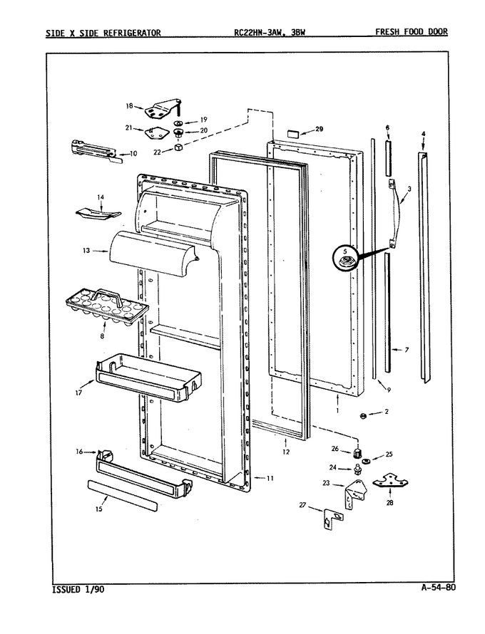 Diagram for RC22HA-3AW (BOM: 8N79A)