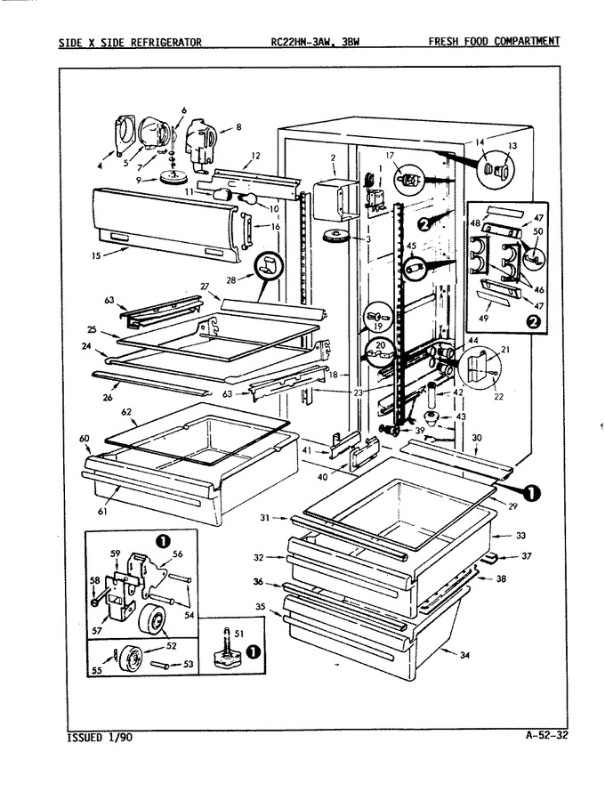 Diagram for RC22HA-3AW (BOM: 8N79A)