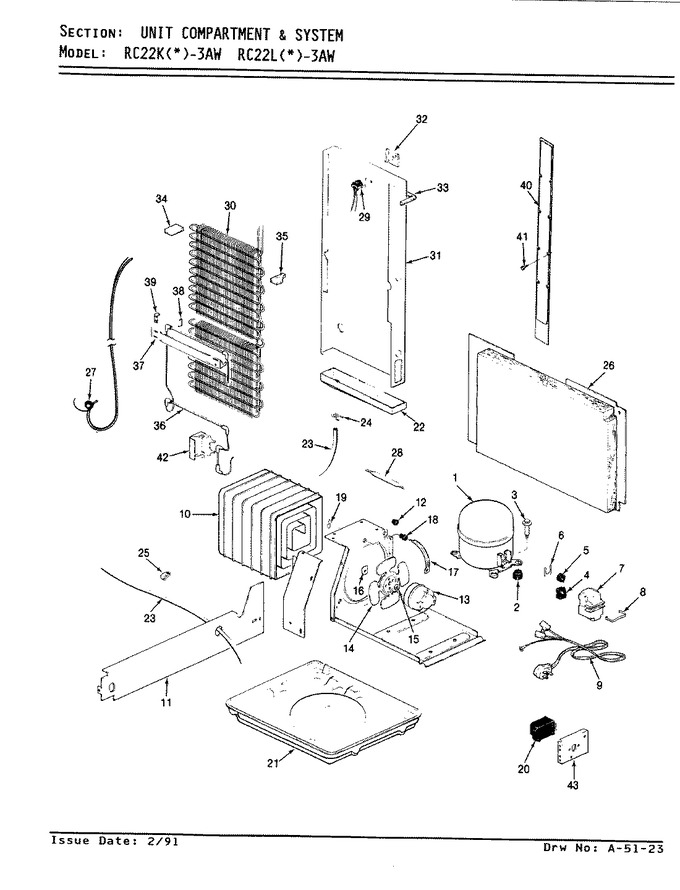 Diagram for RC22KN-3AW (BOM: AS31A)