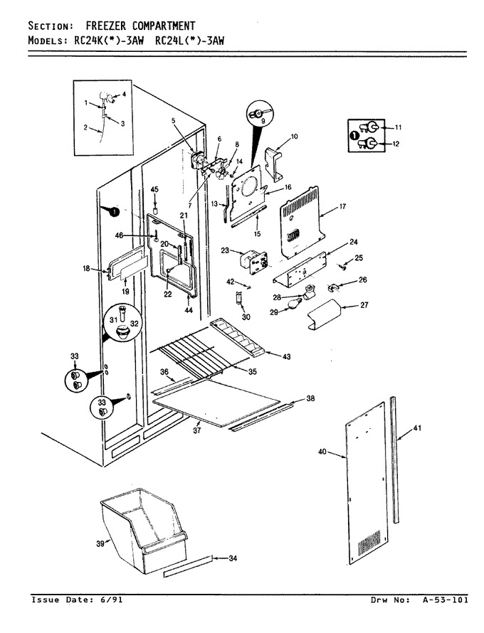 Diagram for RC24KN-3AW (BOM: AS81A)