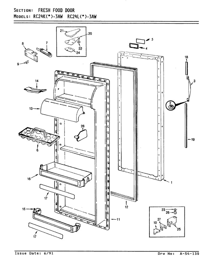 Diagram for RC24LA-3AW (BOM: BS81C)