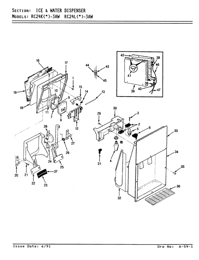Diagram for RC24KN-3AW (BOM: AS81A)