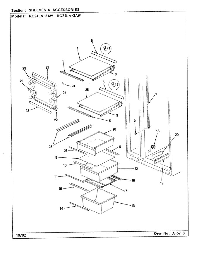 Diagram for RC24LN-3AW (BOM: CS83A)