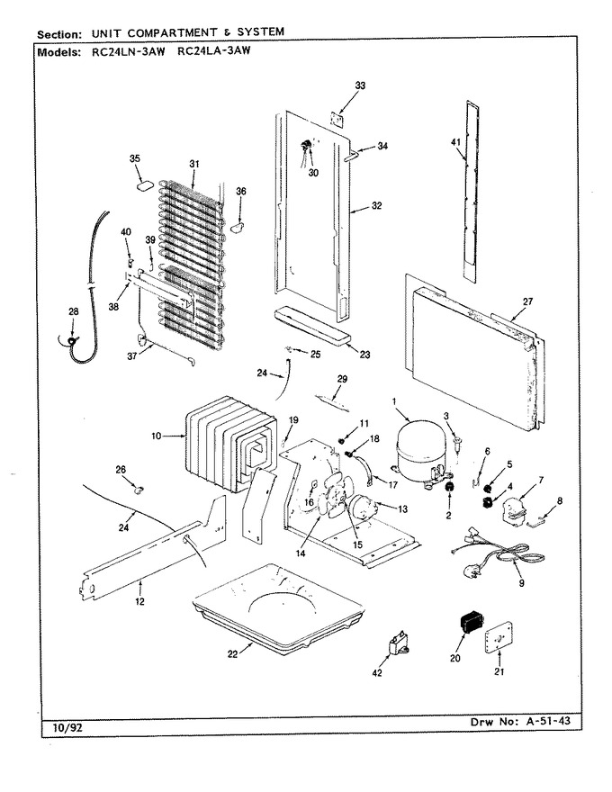 Diagram for RC24LA-3AW (BOM: CS84A)