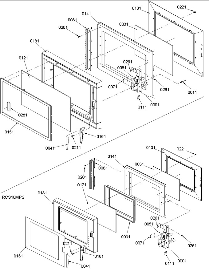 Diagram for RCS810LW (BOM: P1152808M)