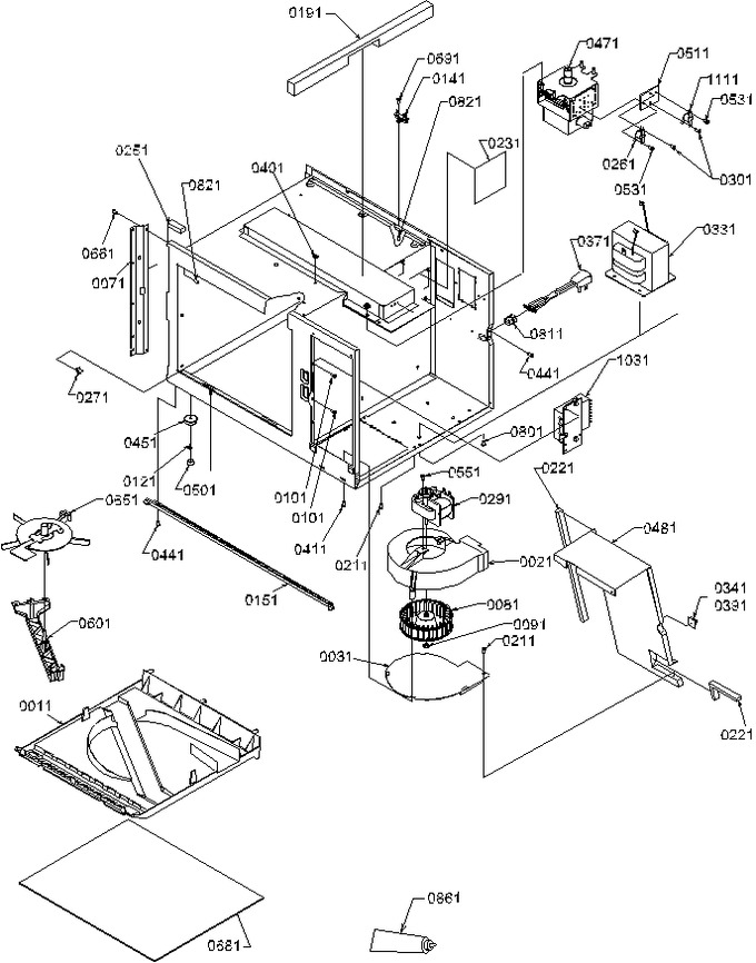 Diagram for RCS820LW (BOM: P1140407M)