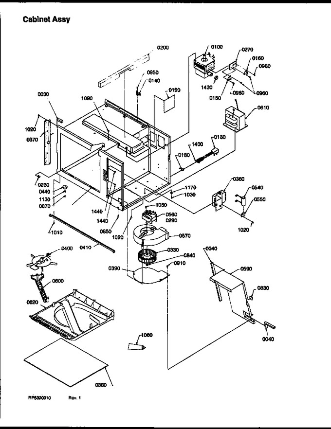 Diagram for RFS511MP (BOM: P1300103M X)