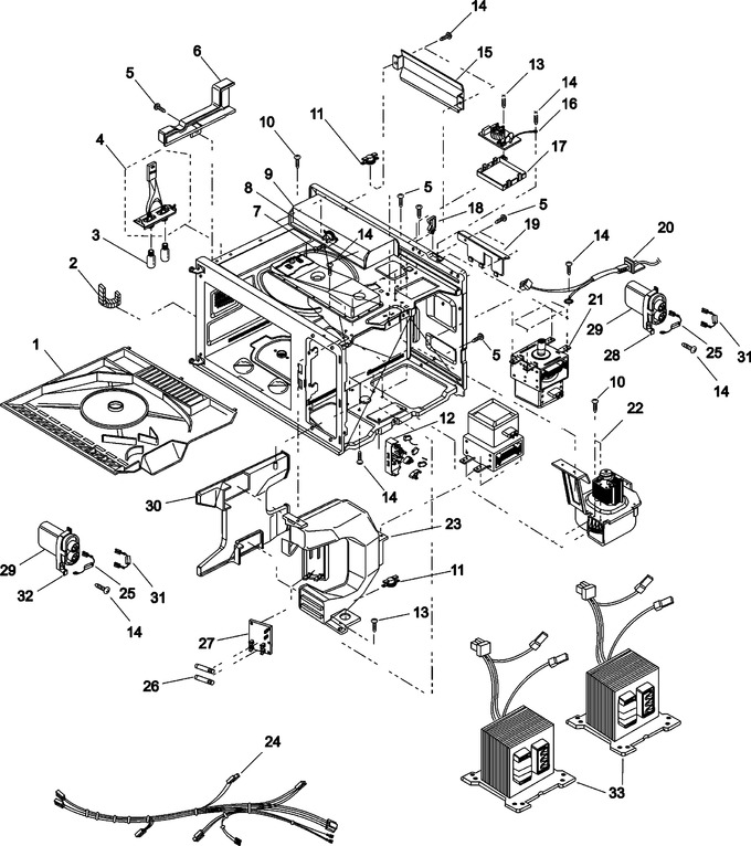 Diagram for RFS518S (BOM P1330216M)
