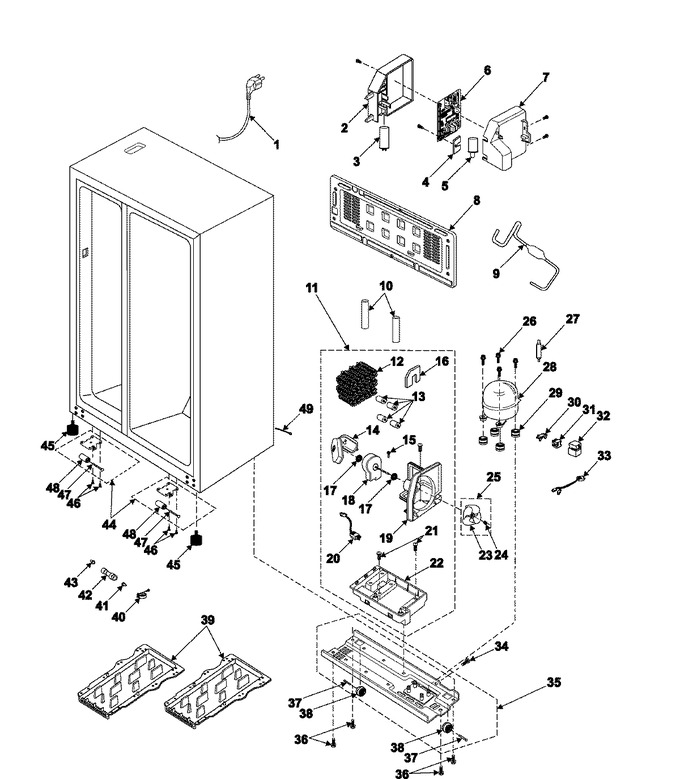 Diagram for RS2622SW/XAA