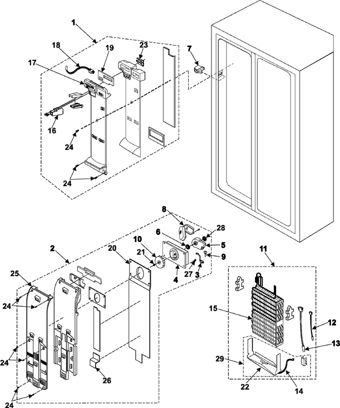 Diagram for RS255BAWW