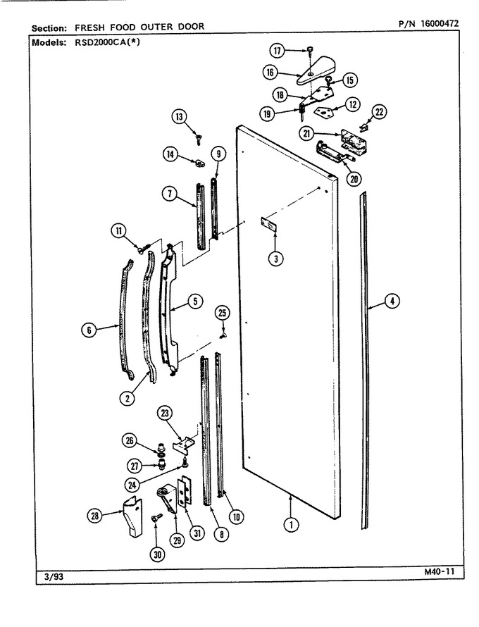 Diagram for RSD2000CAE (BOM: DM05A)
