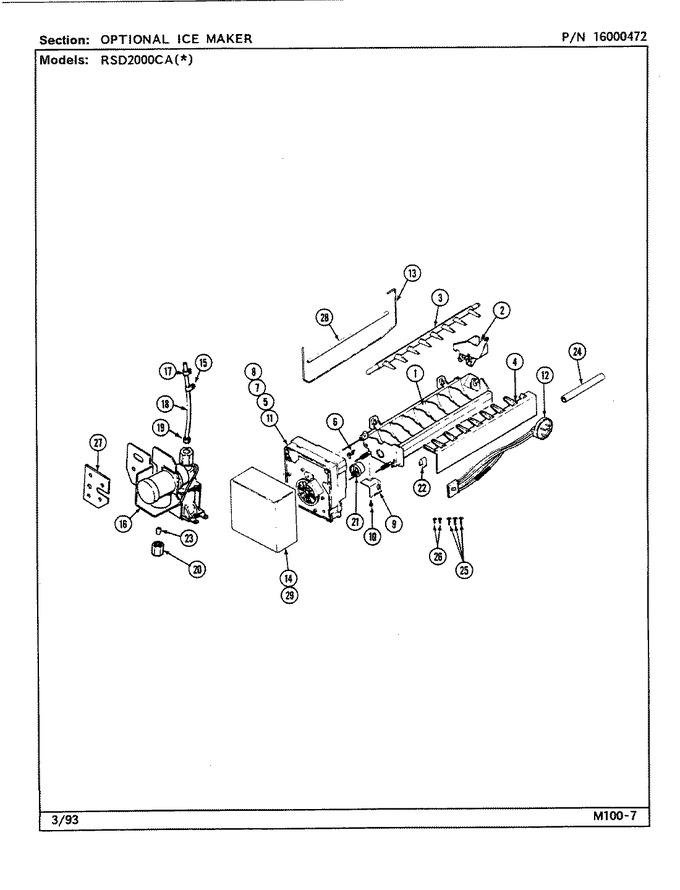 Diagram for RSD2000CAE (BOM: DM05A)