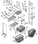 Diagram for 01 - Freezer Compartment