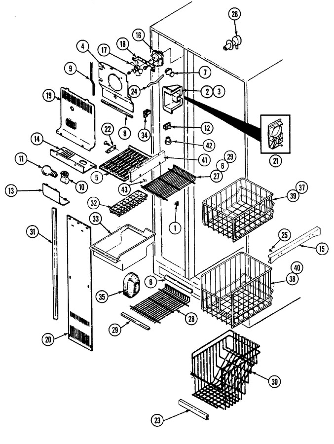 Diagram for RSD2400CAE (BOM: DM41A)