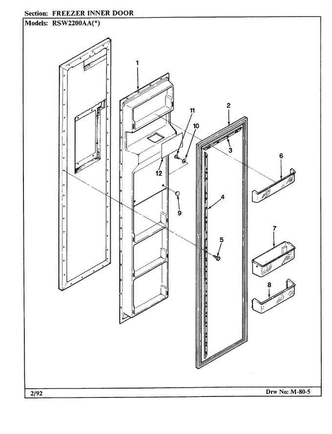 Diagram for RSW2200AAW (BOM: CM31A)