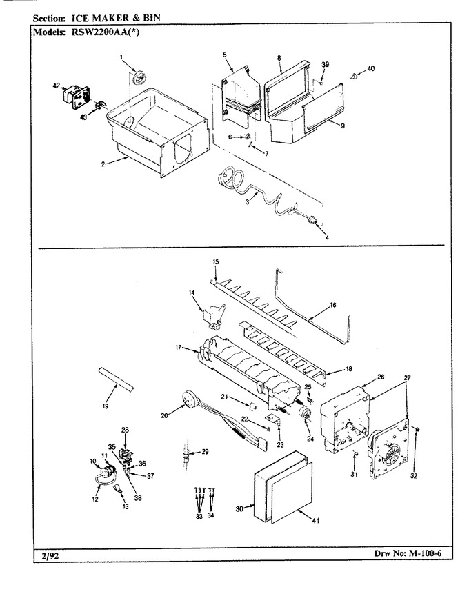 Diagram for RSW2200AAL (BOM: CM31A)