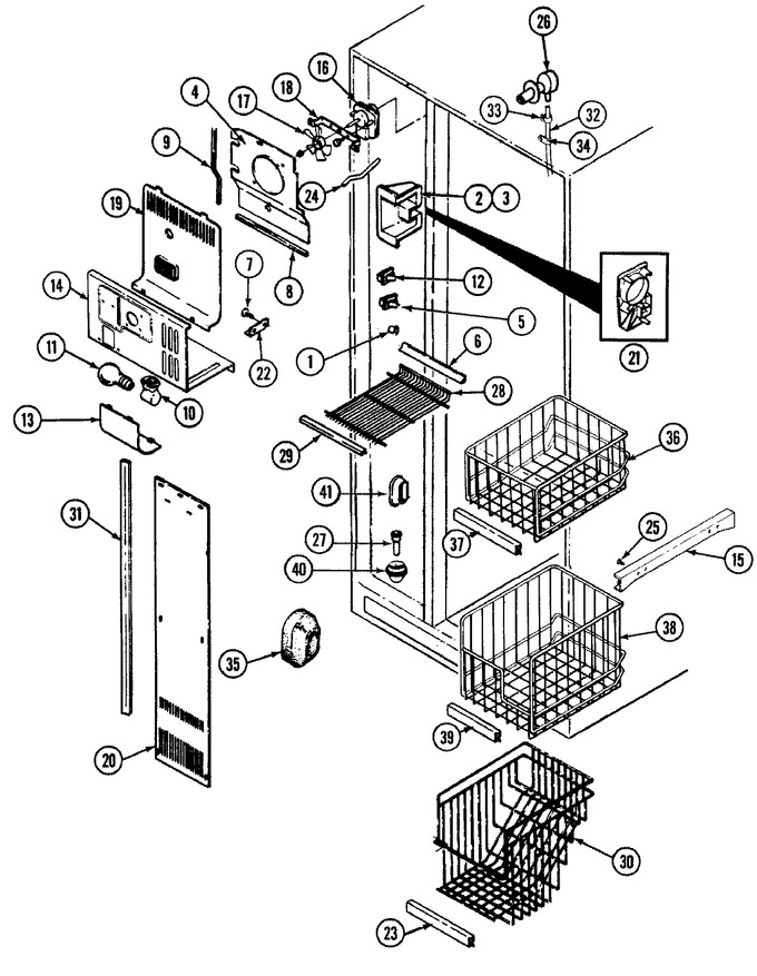 Diagram for RSW22E0CAL (BOM: DM38B)