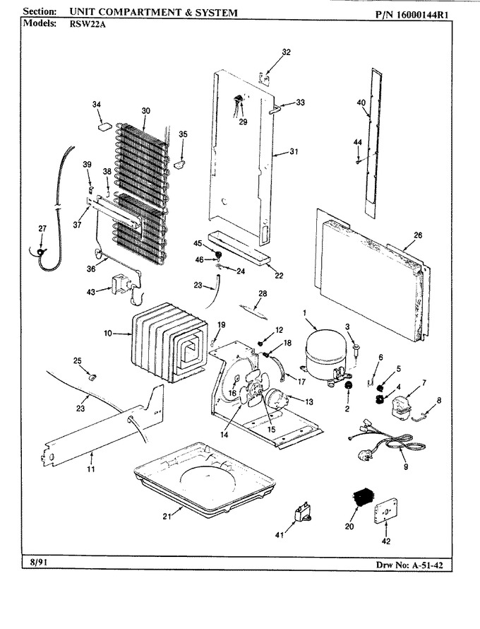 Diagram for RSW22A (BOM: AM31B)