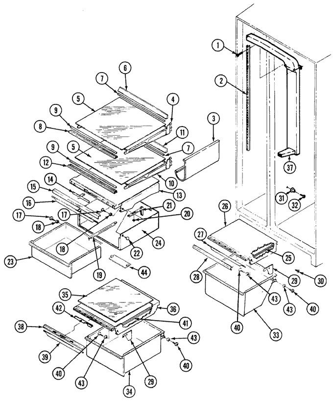 Diagram for RSW22E0CAL (BOM: DM38A)