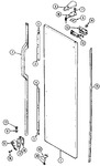 Diagram for 11 - Fresh Food Outer Door