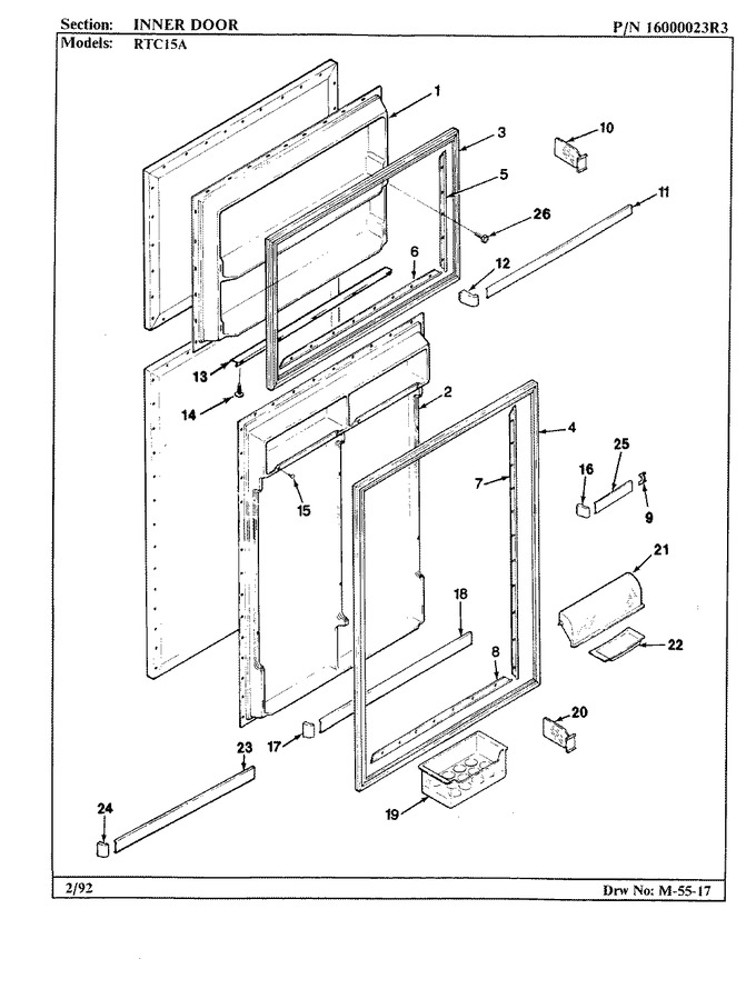 Diagram for RTC15A (BOM: 9E01A)