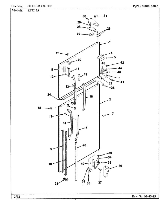 Diagram for RTC15A (BOM: AH01E)