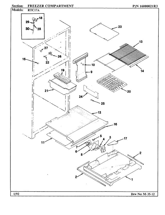Diagram for RTC17A (BOM: AH26D)