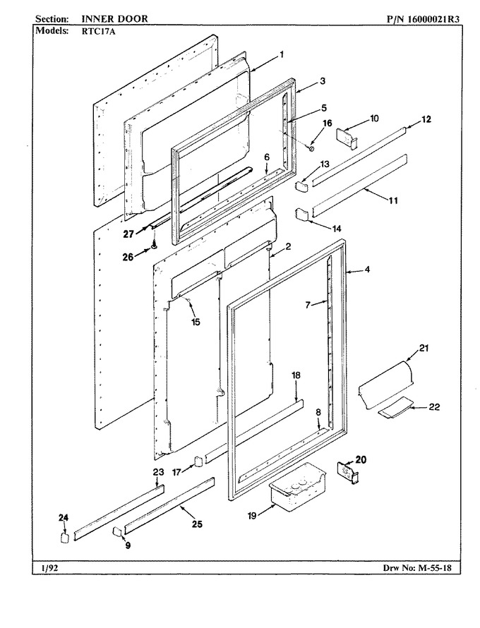 Diagram for RTC17A (BOM: BH26A)