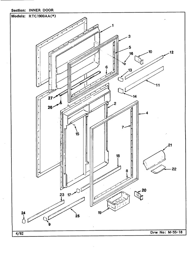 Diagram for RTC1900AAW (BOM: CH55A)