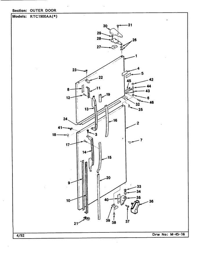 Diagram for RTC1900AAW (BOM: CH55A)