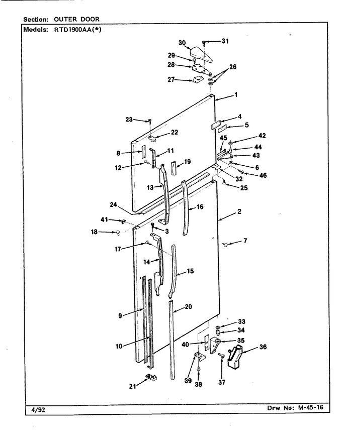Diagram for RTD1900AAW (BOM: CH59B)