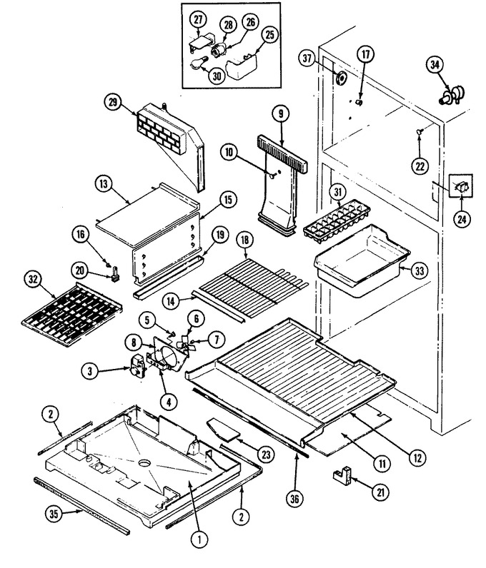 Diagram for RTD2100CGE (BOM: DF75A)