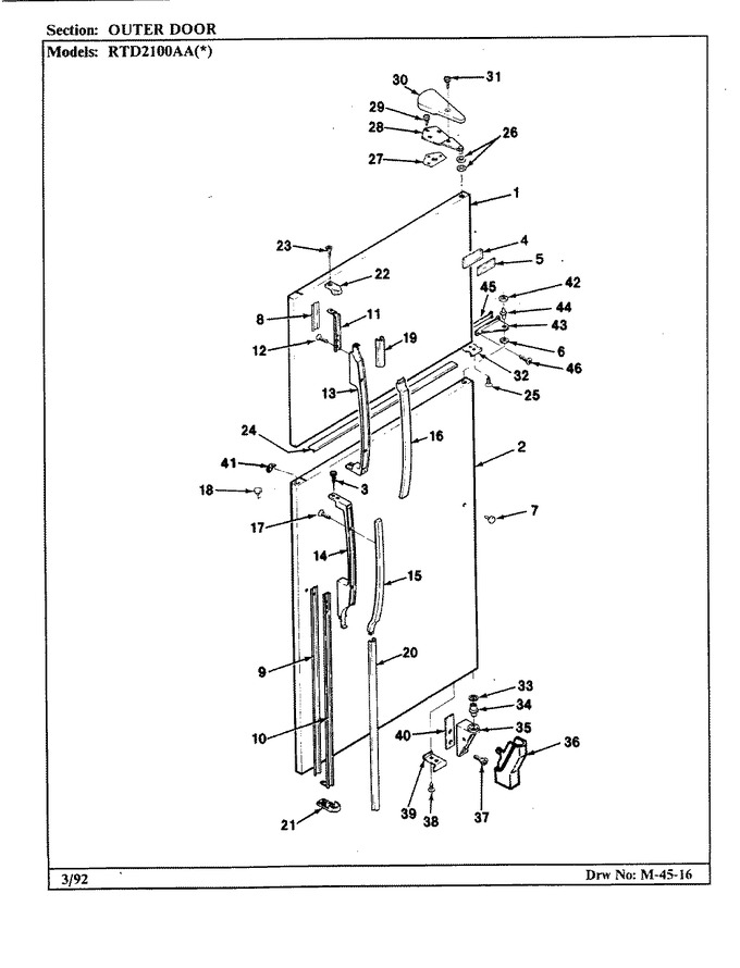 Diagram for RTD2100AAW (BOM: CH71B)