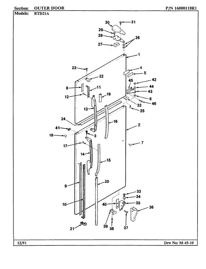 Diagram for RTD21A (BOM: BH71C)