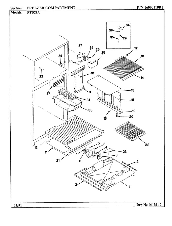 Diagram for RTD21A (BOM: AH71C)