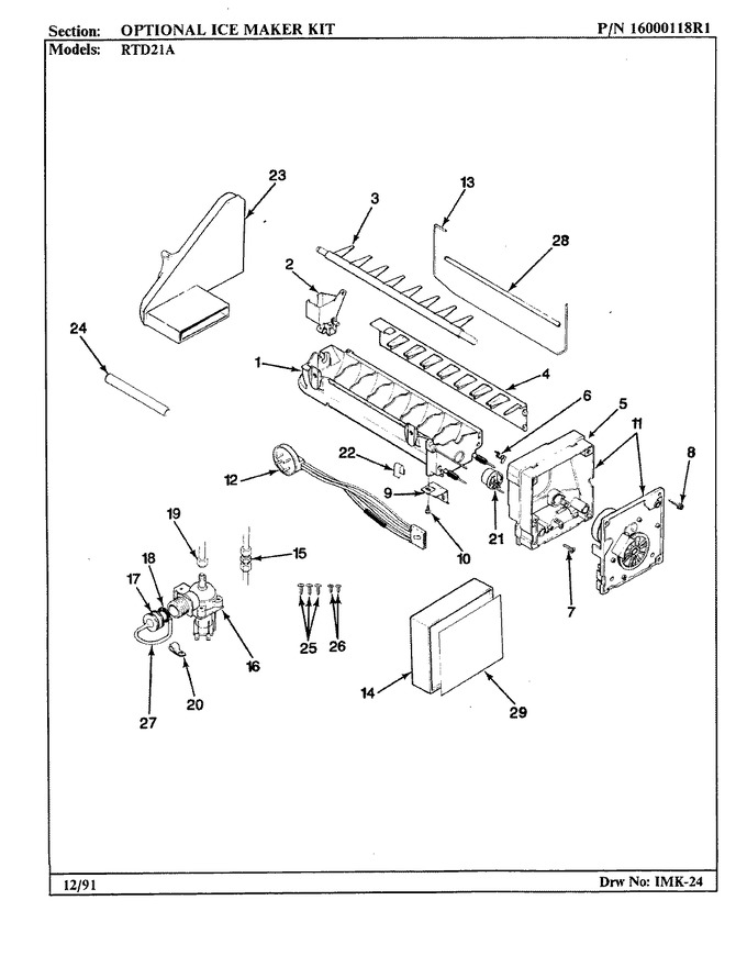 Diagram for RTD21A (BOM: AH71F)
