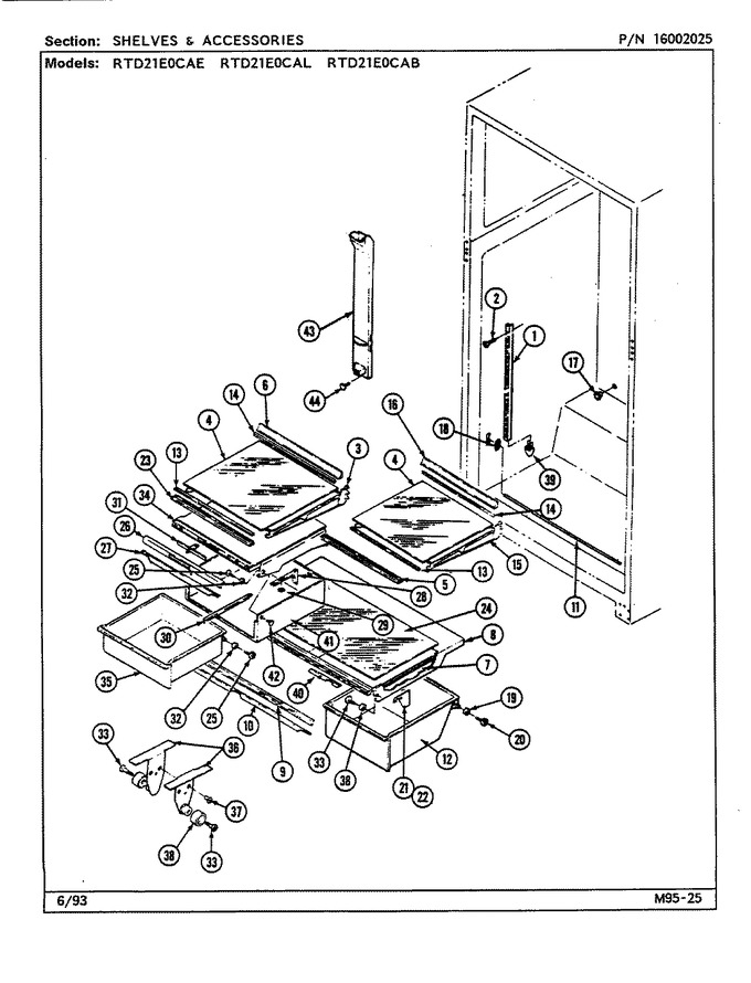 Diagram for RTD21E0CAE (BOM: DE88B)