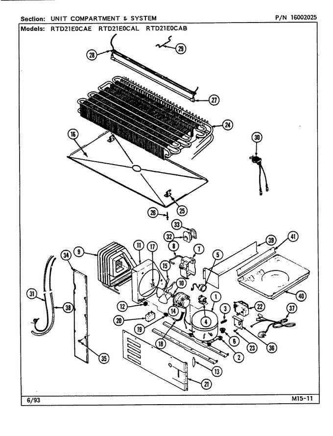 Diagram for RTD21E0CAE (BOM: DE88B)