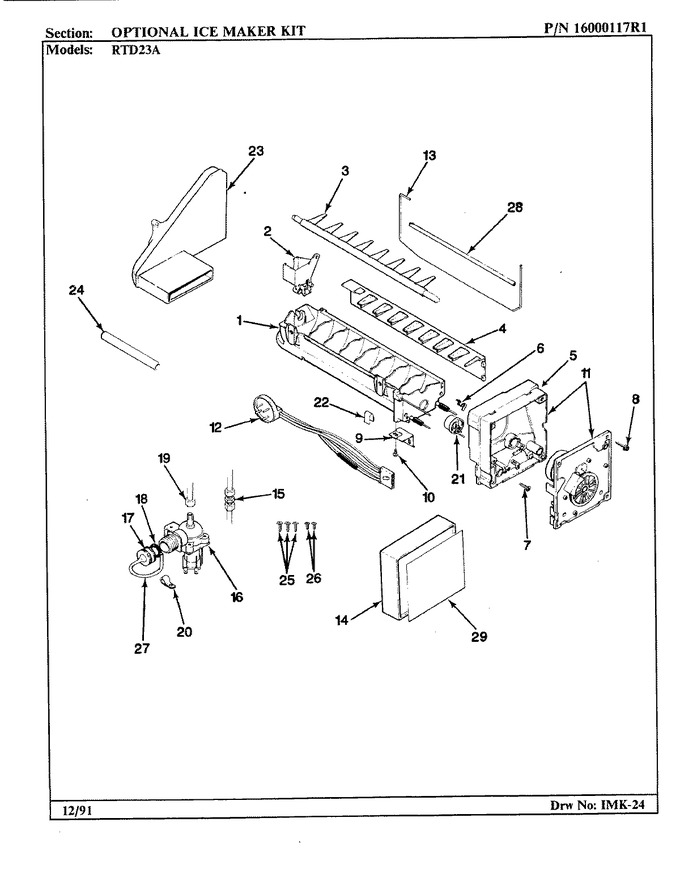 Diagram for RTD23A (BOM: AH93A)