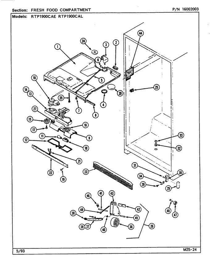 Diagram for RTP1900CAL (BOM: DH54A)
