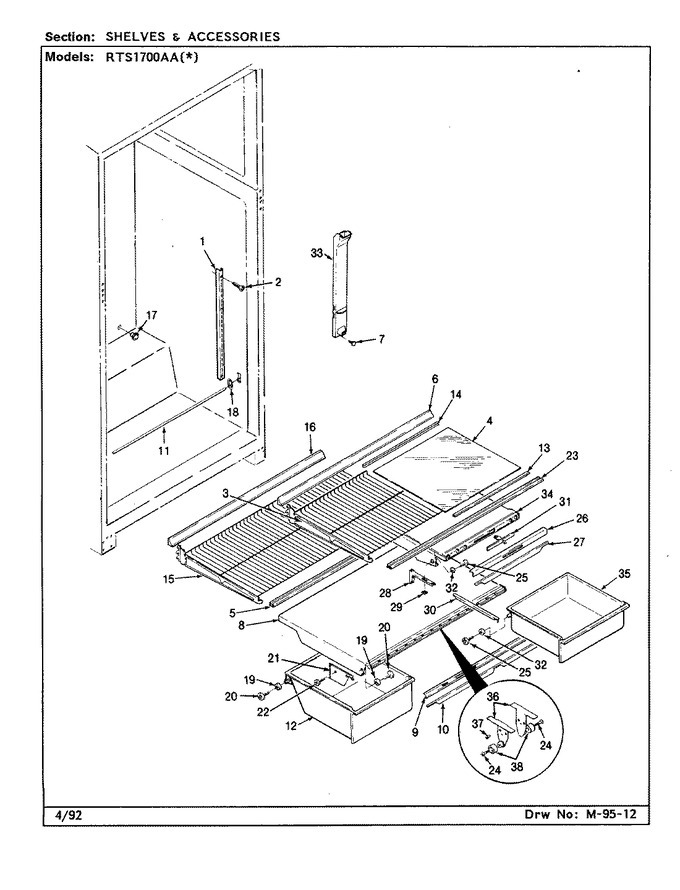 Diagram for RTS1700AAL (BOM: CH21B)