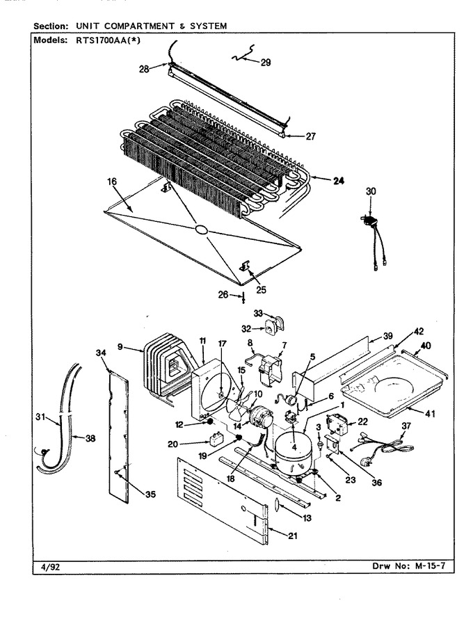 Diagram for RTS1700AAL (BOM: CH21B)