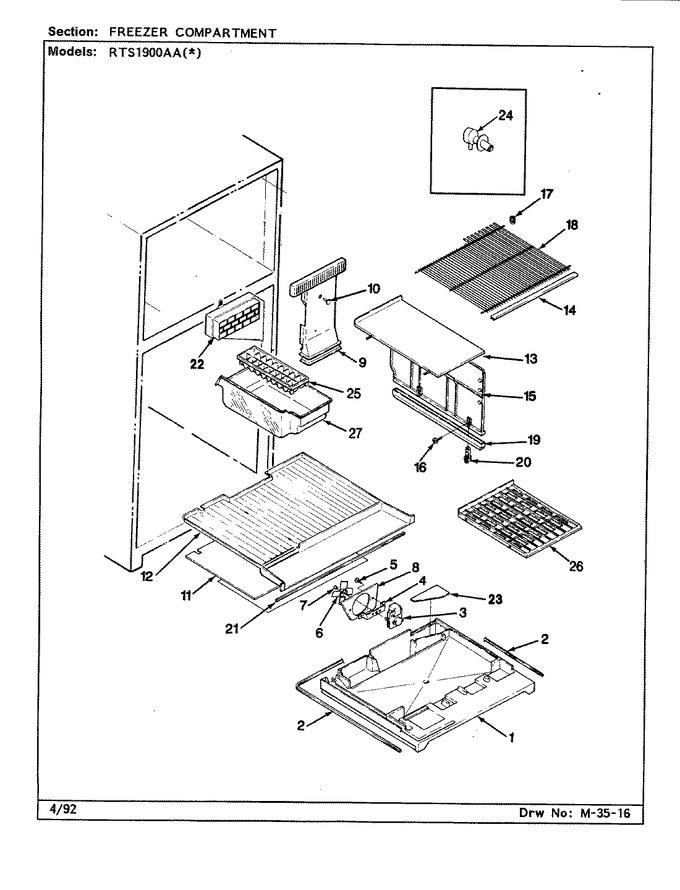 Diagram for RTS1900AAW (BOM: CH51A)