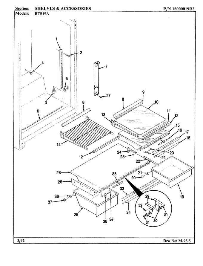 Diagram for RTS19A (BOM: AH51E)