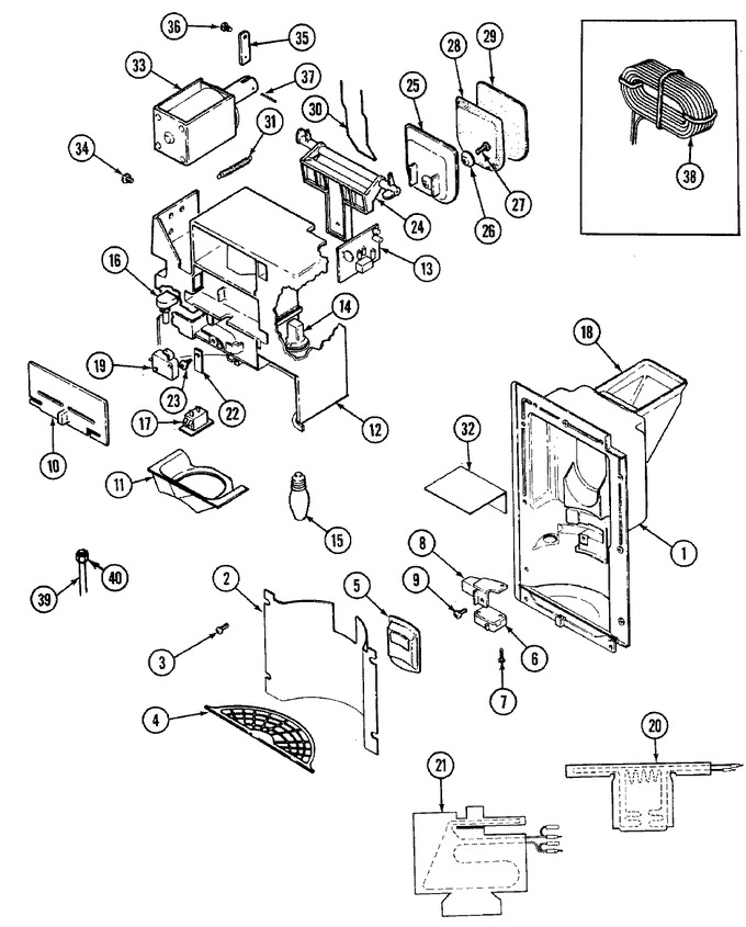 Diagram for RTW2200CAW (BOM: DH87A)