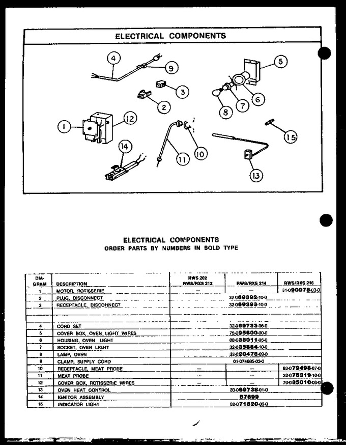 Diagram for RWS214 (BOM: P1132434N)
